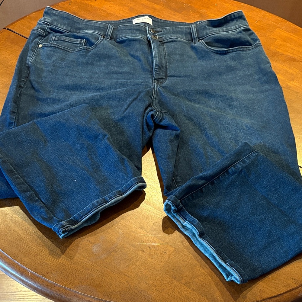 Lane Bryant Dark Indigo Straight Leg Jeans